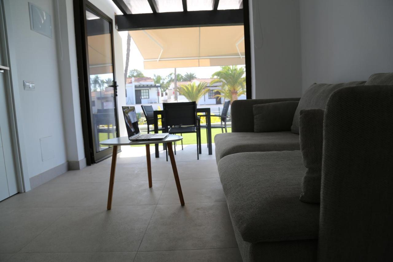 Precioso Bungalow En Complejo Privado Con Piscina San Bartolome Bagian luar foto